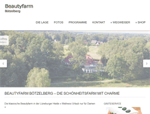 Tablet Screenshot of boetzelberg.de
